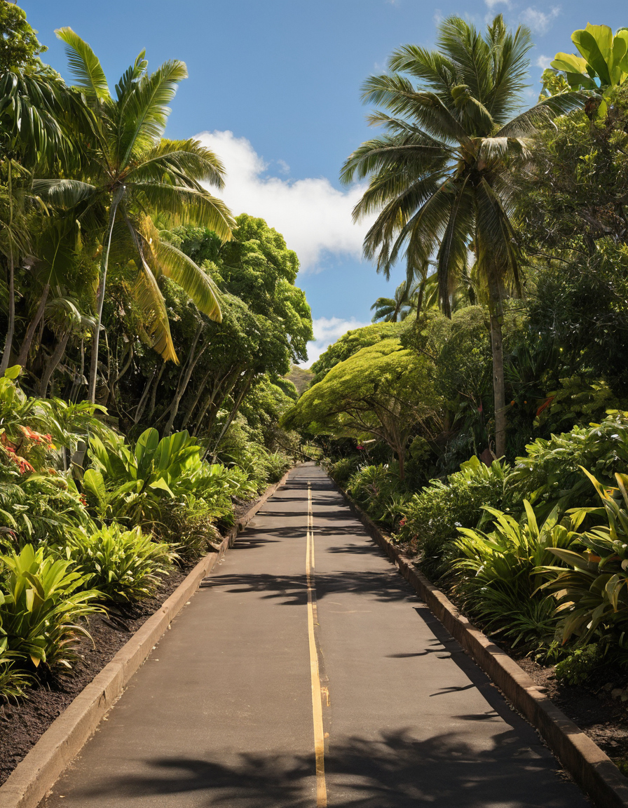 Midday heat makes verified indoor breaks essential on the Kakaʻako walking loop editorial visual